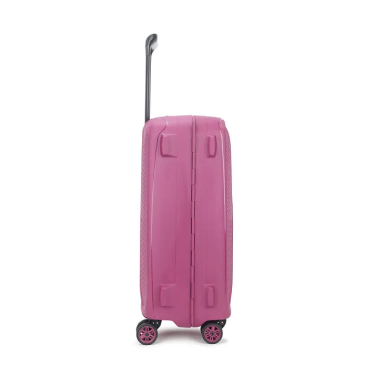 Transavia Trolleys|Handbagage Trolleys>Decent Axiss-Fix 4 Wiel Cabin Trolley 55 lavendel