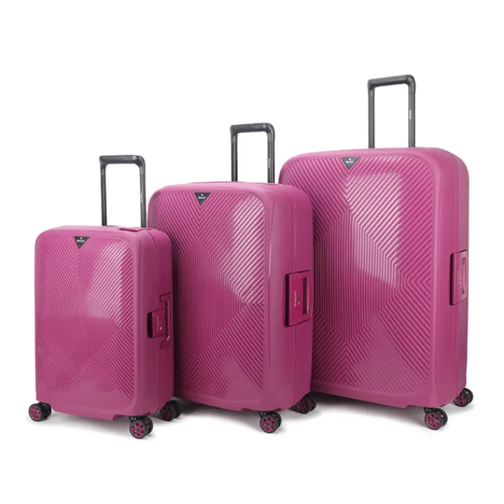Harde Koffers|Reiskoffers>Decent Axiss-Fix 4 Wiel Trolley 78 lavendel