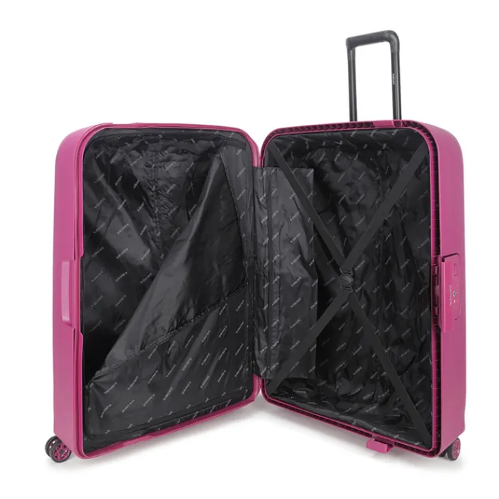 Harde Koffers|Reiskoffers>Decent Axiss-Fix 4 Wiel Trolley 78 lavendel