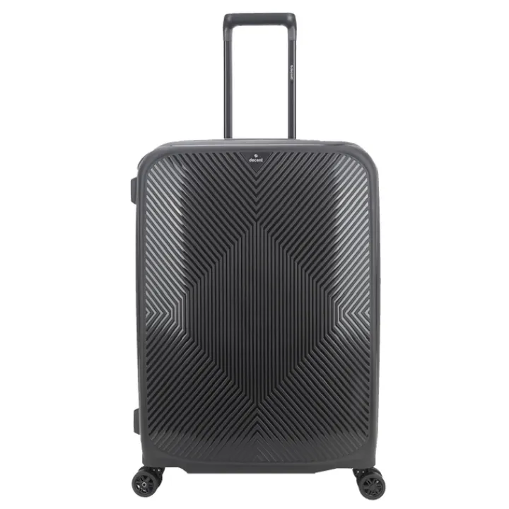 Reistrolleys|Reiskoffers>Decent Axiss-Fix 4 Wiel Trolley 68 zwart