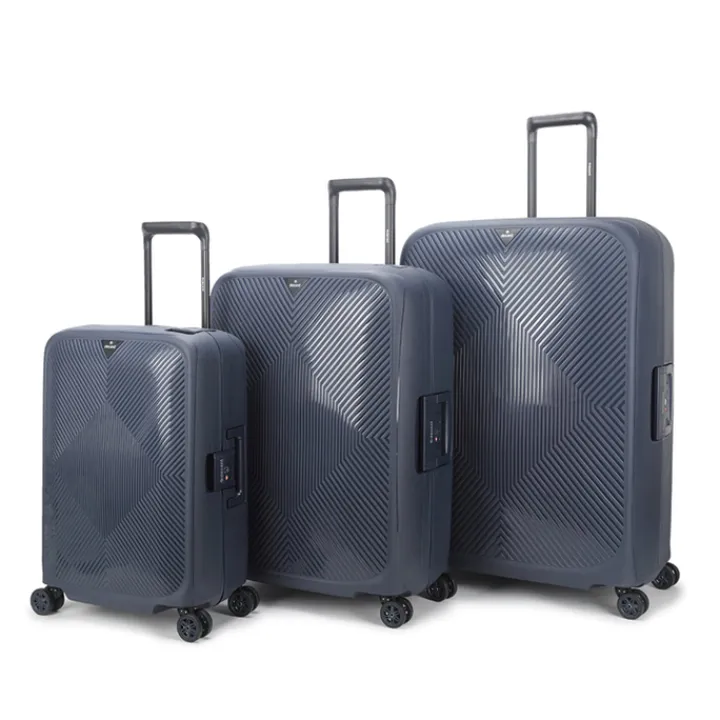 Harde Koffers|Reiskoffers>Decent Axiss-Fix 4 Wiel Trolley 78 donkerblauw