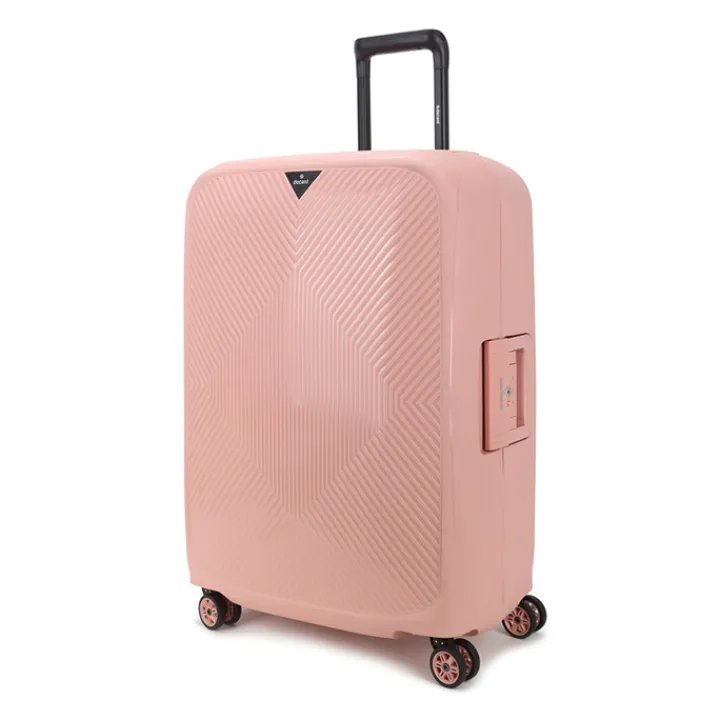 Harde Koffers|Reiskoffers>Decent Axiss-Fix 4 Wiel Trolley 68 licht roze