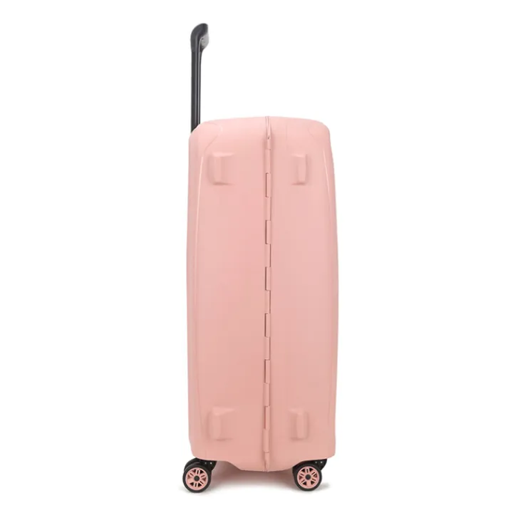 Harde Koffers|Reiskoffers>Decent Axiss-Fix 4 Wiel Trolley 68 licht roze