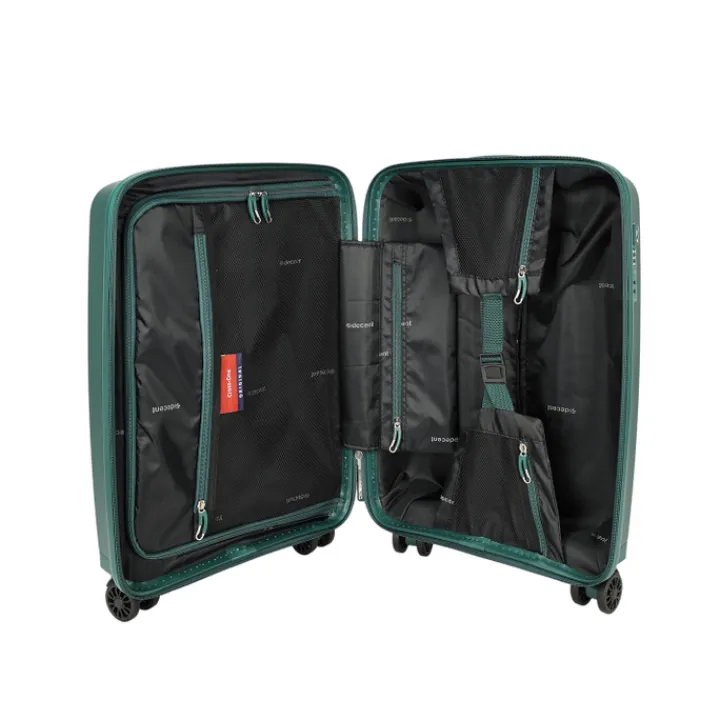 Transavia Trolleys|Klm Trolleys>Decent Cross-One Cabin Trolley 55/35 dark green