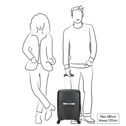 Klm Trolleys|Handbagage Trolleys>Decent Cross-One Cabin Trolley 55/35 petrol