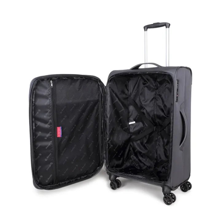 Lichtgewicht Koffers|Zachte Koffers>Decent D-Upright Trolley 76 grey