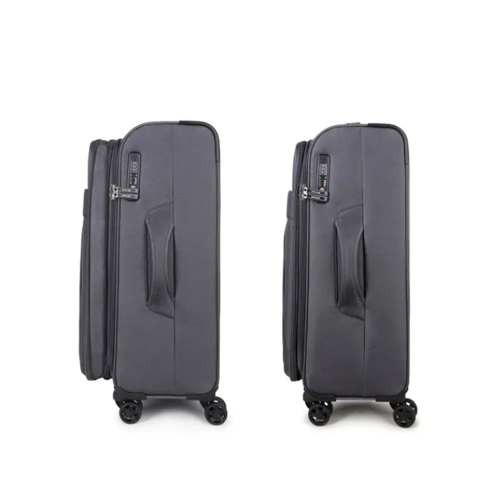 Lichtgewicht Koffers|Zachte Koffers>Decent D-Upright Trolley 76 grey