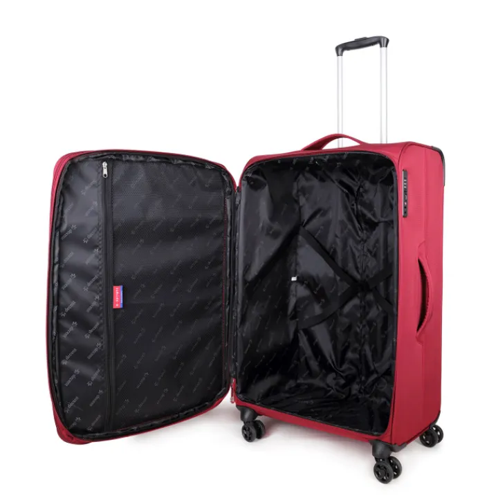 Lichtgewicht Koffers|Zachte Koffers>Decent D-Upright Trolley 76 red