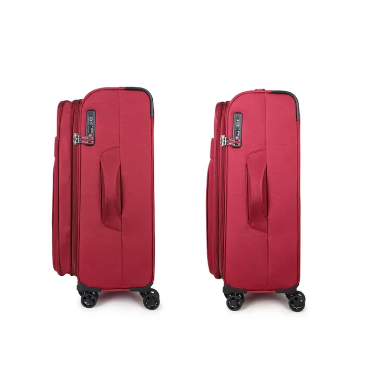 Lichtgewicht Koffers|Zachte Koffers>Decent D-Upright Trolley 76 red