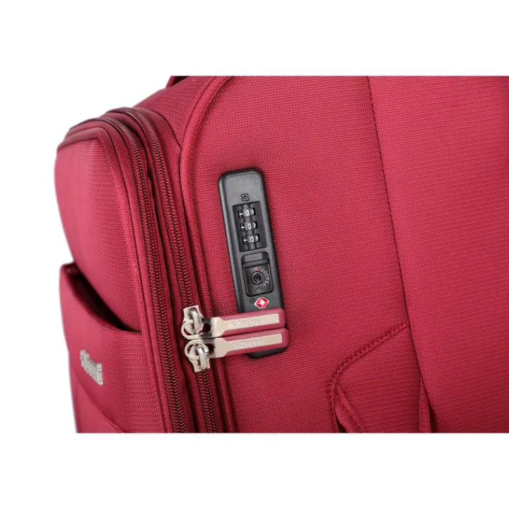 Lichtgewicht Koffers|Zachte Koffers>Decent D-Upright Trolley 76 red