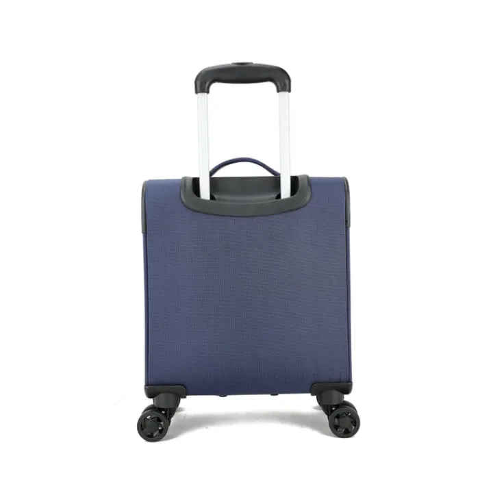 Handbagage Trolleys|Reistrolleys>Decent D-Upright Underseater Trolley 42cm dark blue