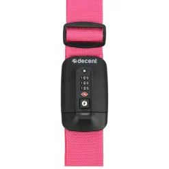 Kofferriemen>Decent Luggagestrap TSA-Lock pink