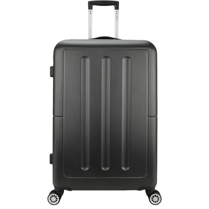 Harde Koffers|Reiskoffers>Decent Neon-Fix Trolley 76 antraciet