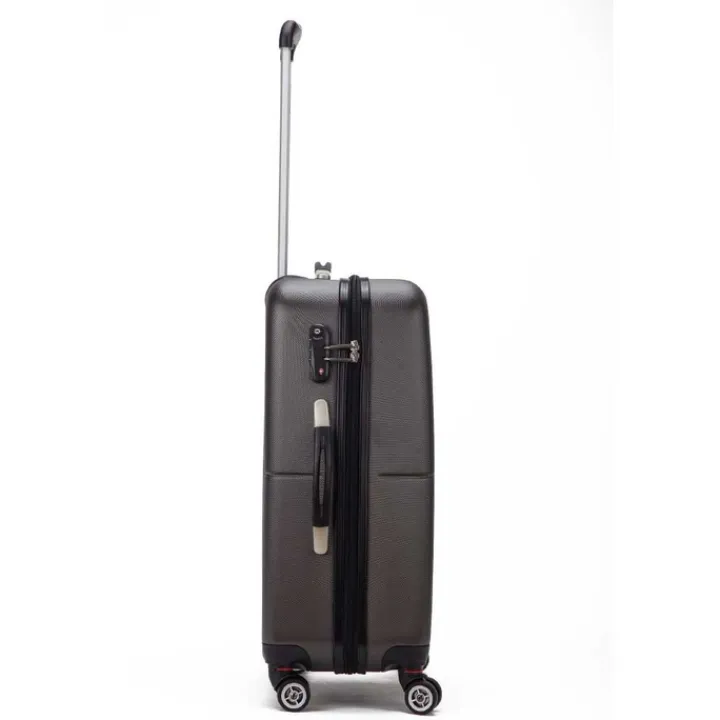 Harde Koffers|Reiskoffers>Decent Neon-Fix Trolley 76 antraciet