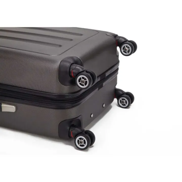 Harde Koffers|Reiskoffers>Decent Neon-Fix Trolley 76 antraciet
