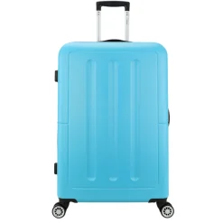 Harde Koffers|Reiskoffers>Decent Neon-Fix Trolley 76 blauw