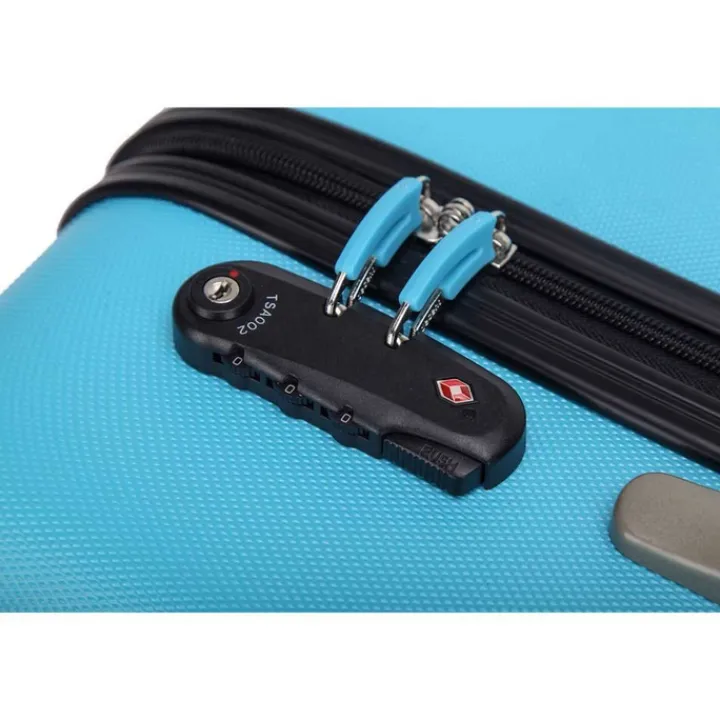 Harde Koffers|Reiskoffers>Decent Neon-Fix Trolley 66 blauw