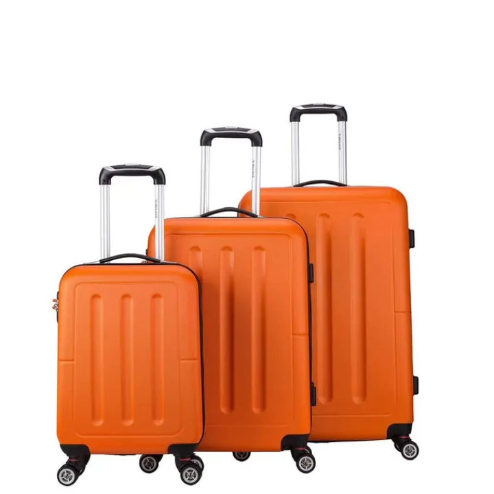 Handbagage Trolleys|Reistrolleys>Decent Neon-Fix Trolley 55 oranje