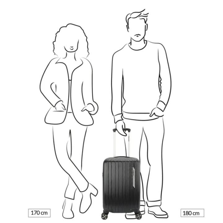 Transavia Trolleys|Klm Trolleys>Decent Paradiso Spinner 55 champagne
