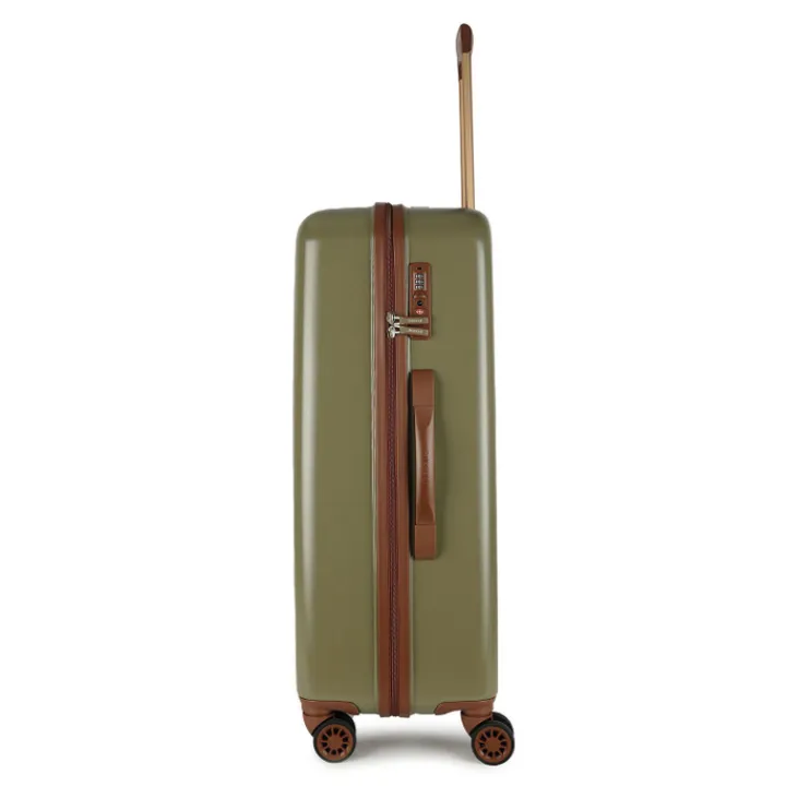 Reistrolleys|Reiskoffers>Decent Retro Trolley 76 dark green