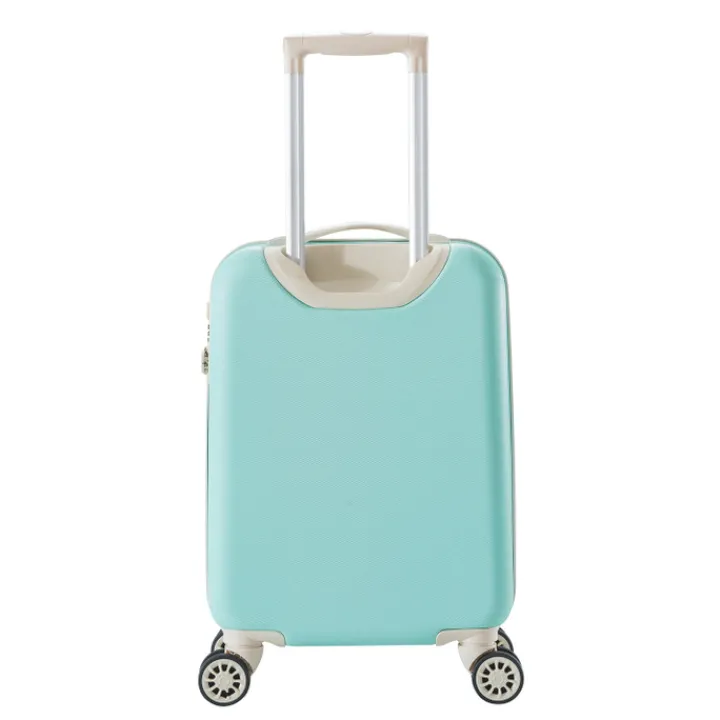 Transavia Trolleys|Klm Trolleys>Decent Star-Maxx Handbagage Trolley 55 pastel groen