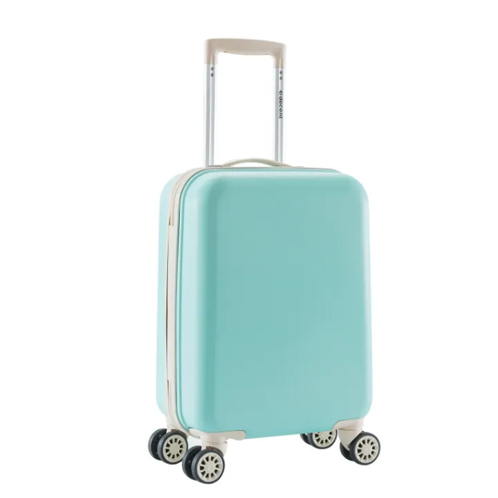 Transavia Trolleys|Klm Trolleys>Decent Star-Maxx Handbagage Trolley 55 pastel groen