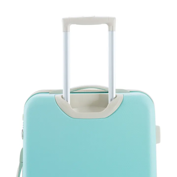 Transavia Trolleys|Klm Trolleys>Decent Star-Maxx Handbagage Trolley 55 pastel groen
