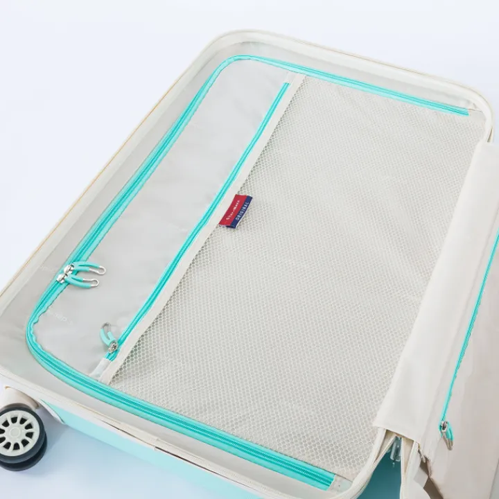 Transavia Trolleys|Klm Trolleys>Decent Star-Maxx Handbagage Trolley 55 pastel groen