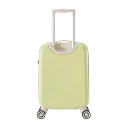 Transavia Trolleys|Klm Trolleys>Decent Star-Maxx Handbagage Trolley 55 pastel geel