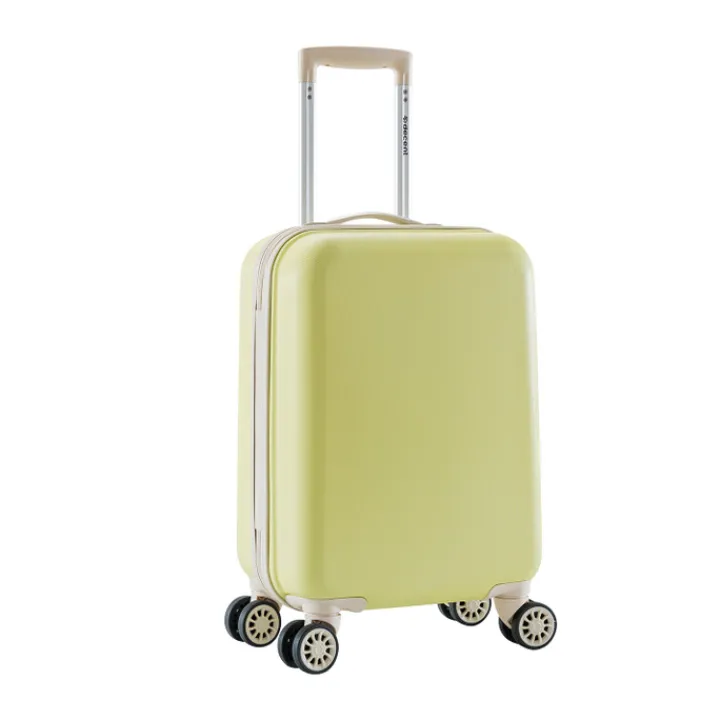 Transavia Trolleys|Klm Trolleys>Decent Star-Maxx Handbagage Trolley 55 pastel geel