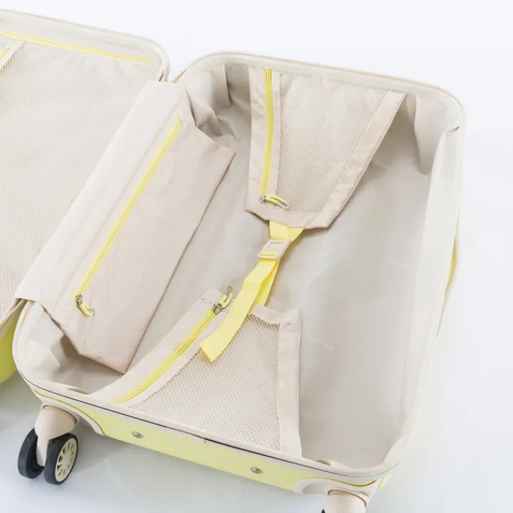 Reistrolleys|Reiskoffers>Decent Star-Maxx Trolley 76 pastel yellow