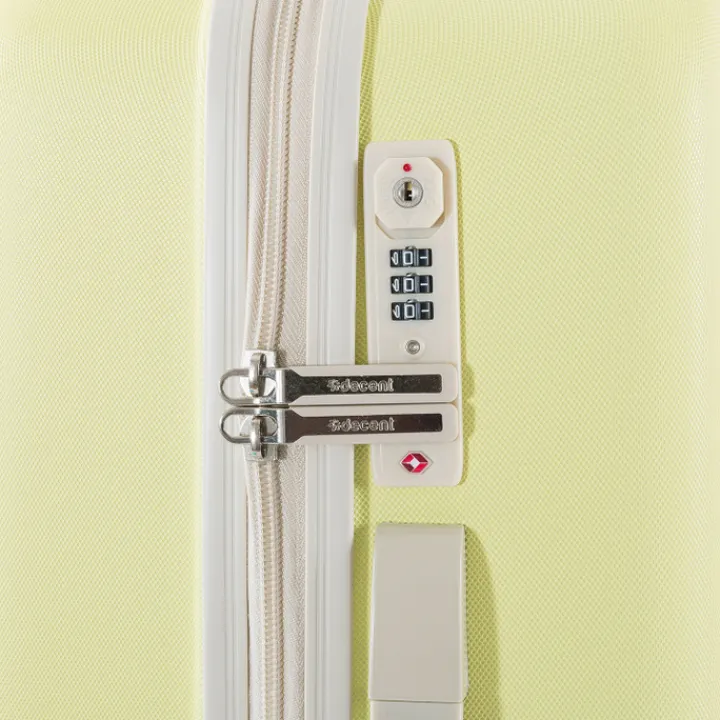 Reistrolleys|Reiskoffers>Decent Star-Maxx Trolley 66 pastel yellow