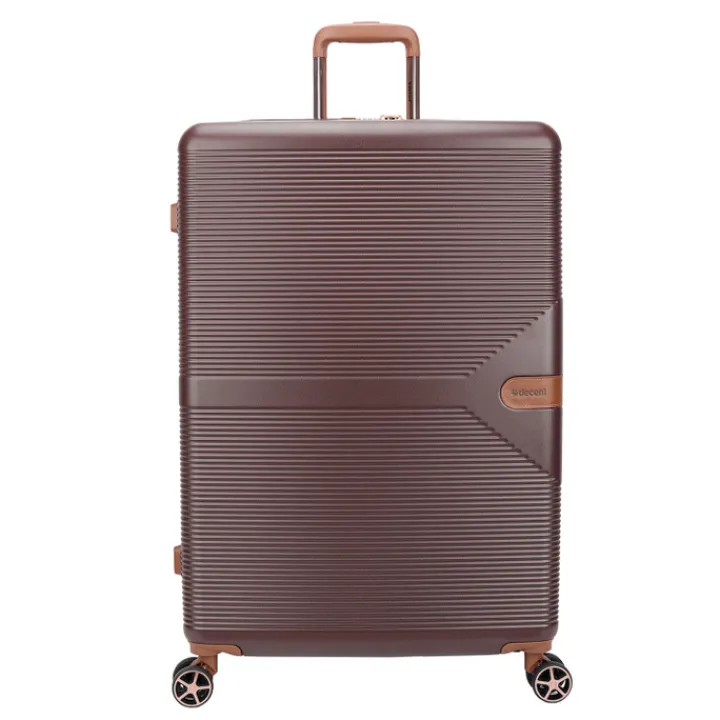 Reistrolleys|Reiskoffers>Decent Stella Spinner Large 77 brown