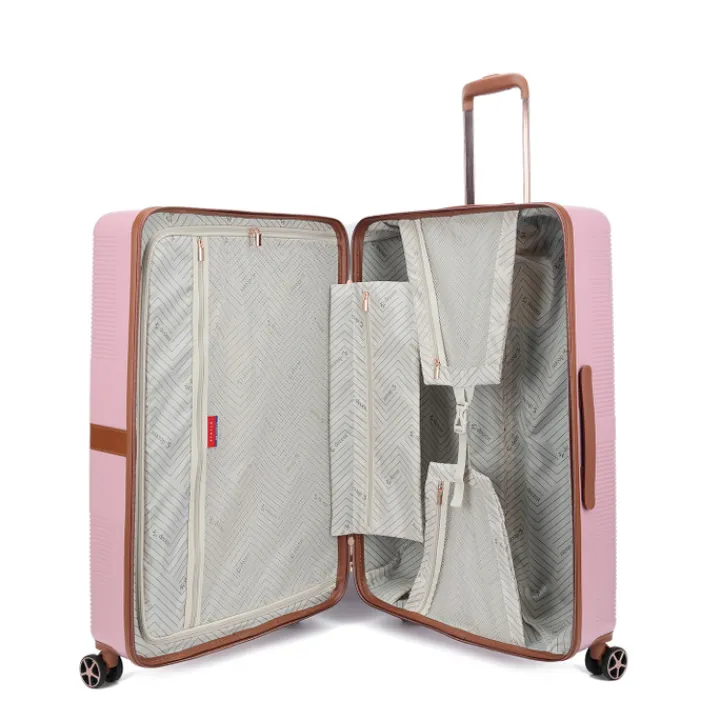 Reistrolleys|Reiskoffers>Decent Stella Spinner Large 77 dusty pink
