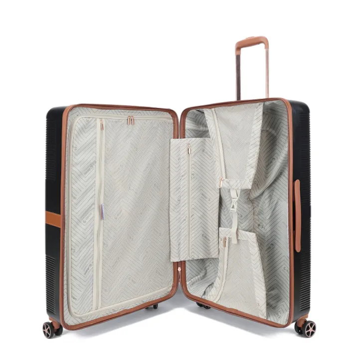 Reistrolleys|Reiskoffers>Decent Stella Spinner Large 77 black
