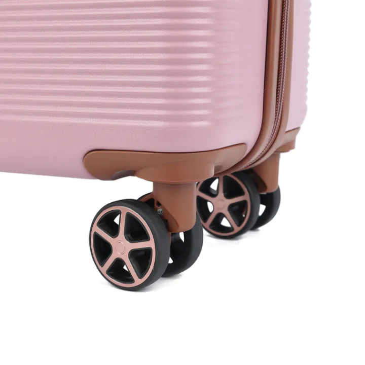 Reistrolleys|Reiskoffers>Decent Stella Trolley 67 Expandable dusty pink