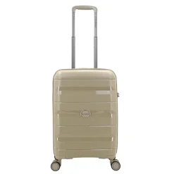 Transavia Trolleys|Handbagage Trolleys>Decent Straight-Line Cabin Spinner champagne