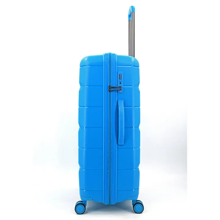 Reistrolleys|Reiskoffers>Decent Straight-Line Large Trolley petrol blue