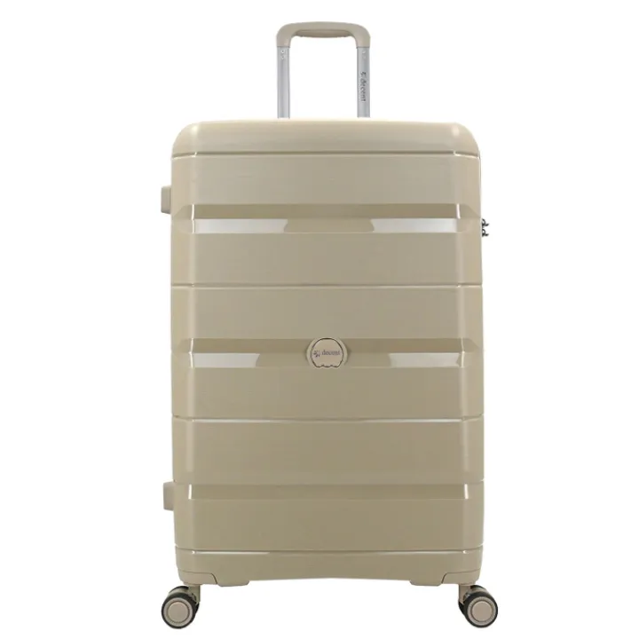 Reistrolleys|Reiskoffers>Decent Straight-Line Large Trolley champagne
