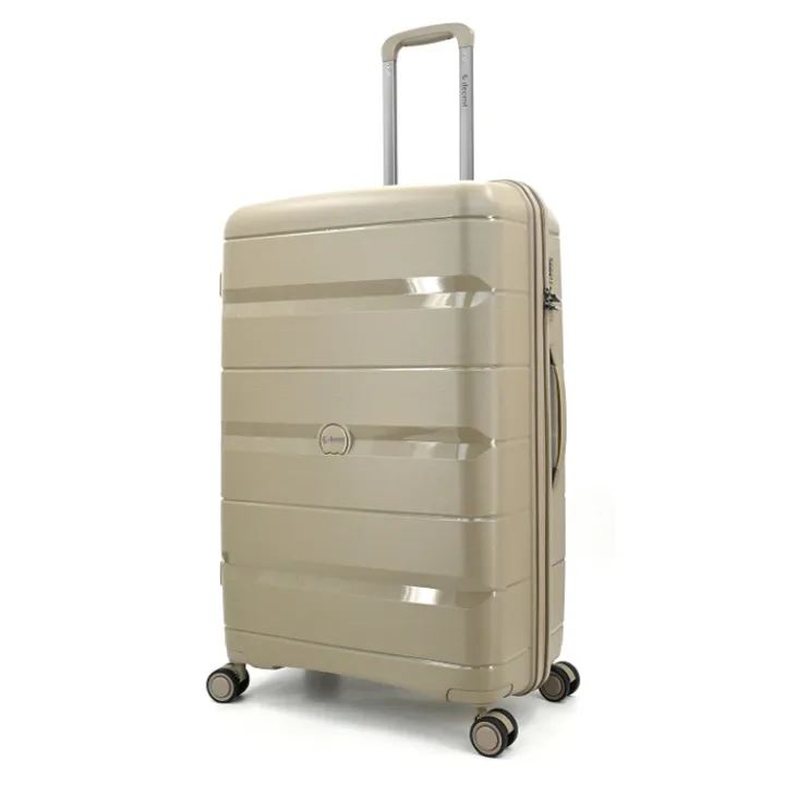 Reistrolleys|Reiskoffers>Decent Straight-Line Large Trolley champagne