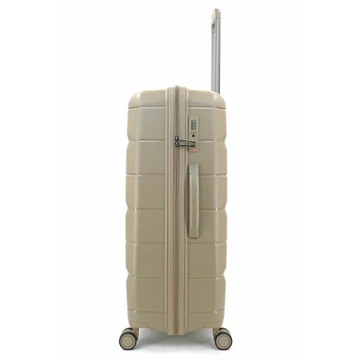 Reistrolleys|Reiskoffers>Decent Straight-Line Large Trolley champagne