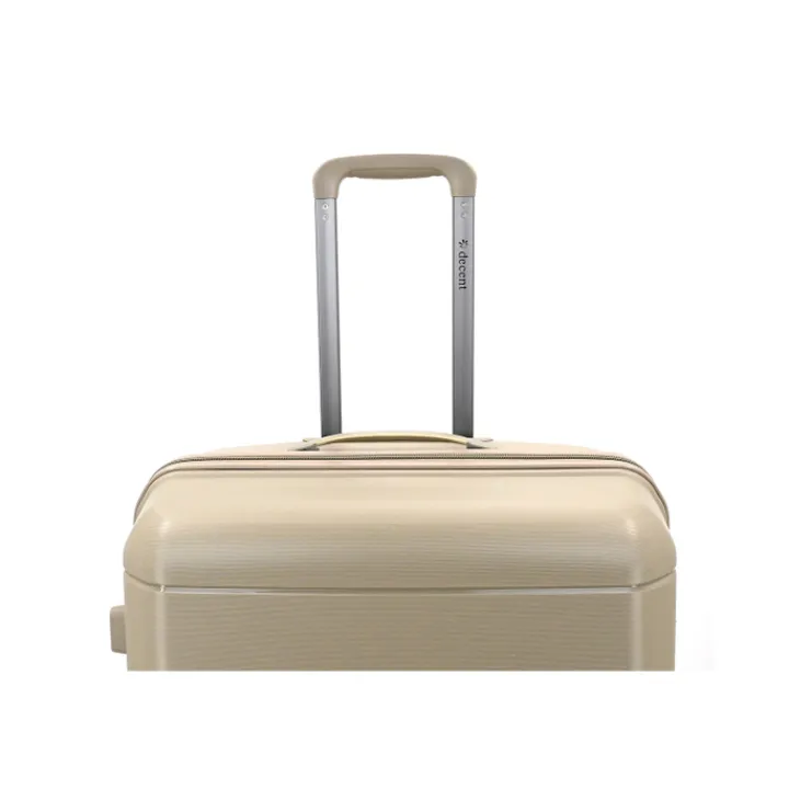 Reistrolleys|Reiskoffers>Decent Straight-Line Large Trolley champagne
