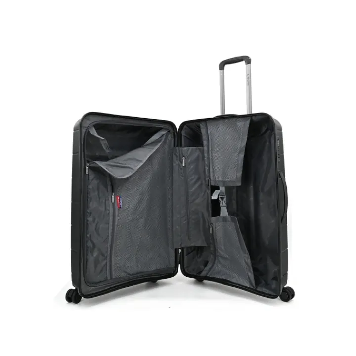 Reistrolleys|Reiskoffers>Decent Straight-Line Large Trolley black