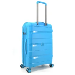 Reistrolleys|Reiskoffers>Decent Straight-Line Medium Trolley petrol blue