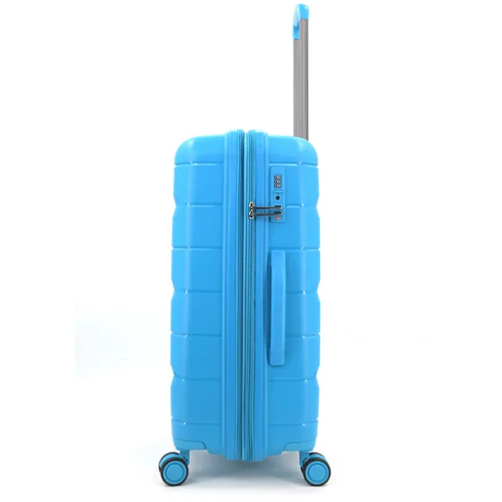 Reistrolleys|Reiskoffers>Decent Straight-Line Medium Trolley petrol blue
