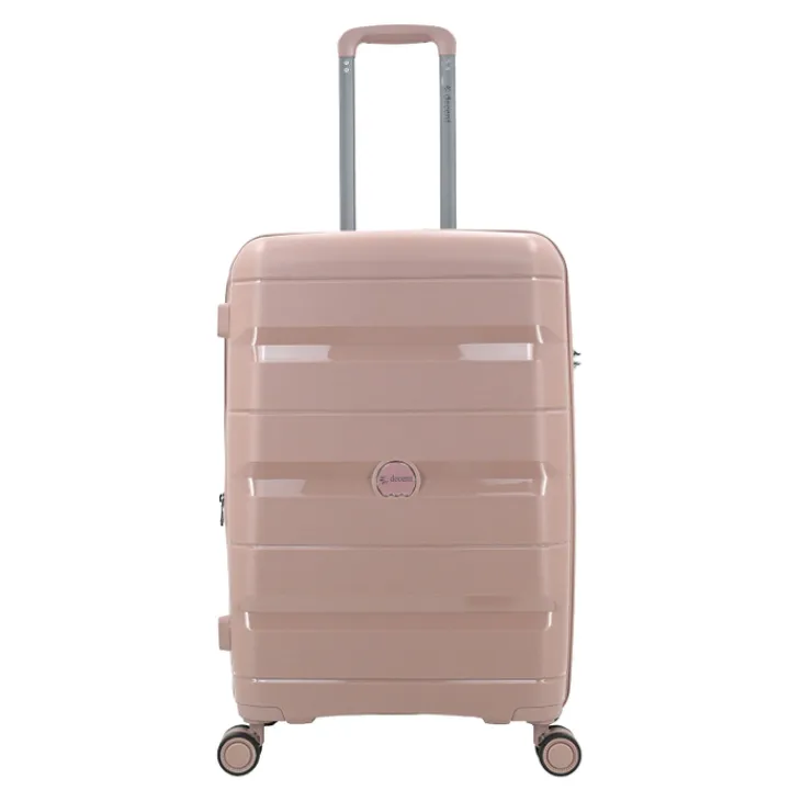 Reistrolleys|Reiskoffers>Decent Straight-Line Medium Trolley rose