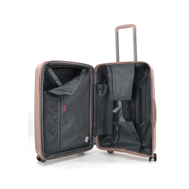 Reistrolleys|Reiskoffers>Decent Straight-Line Medium Trolley rose