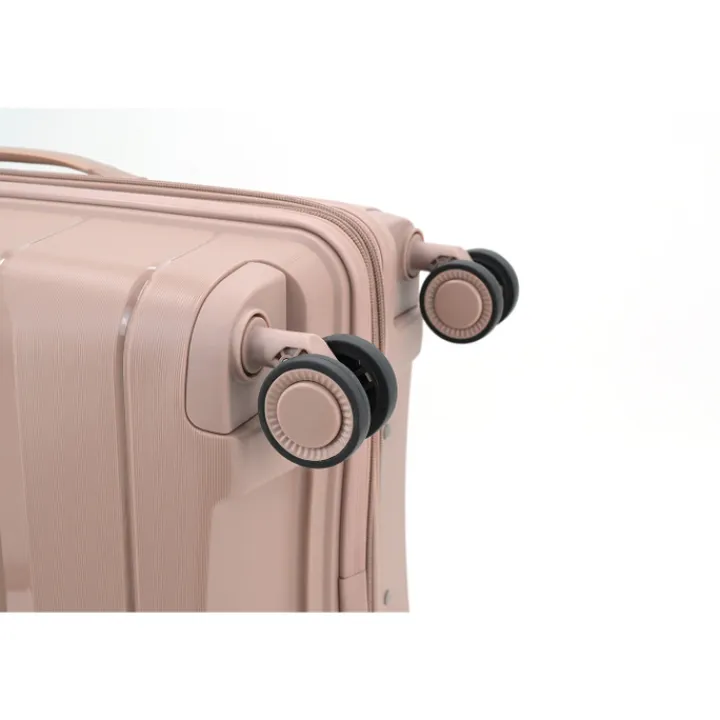 Reistrolleys|Reiskoffers>Decent Straight-Line Medium Trolley rose