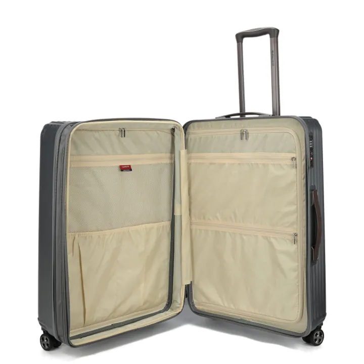Reistrolleys|Reiskoffers>Decent Tourister Large Trolley 76 grey