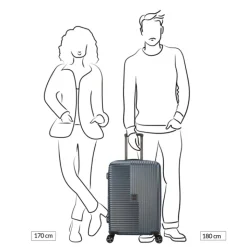Reistrolleys|Reiskoffers>Decent Tourister Medium Trolley 66 taupe